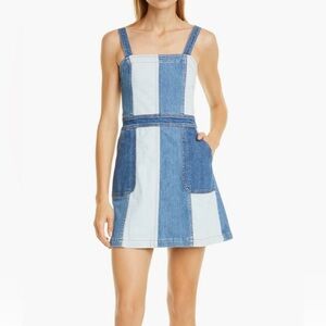Alice + Olivia Jamiee Denim Minidress Size 6